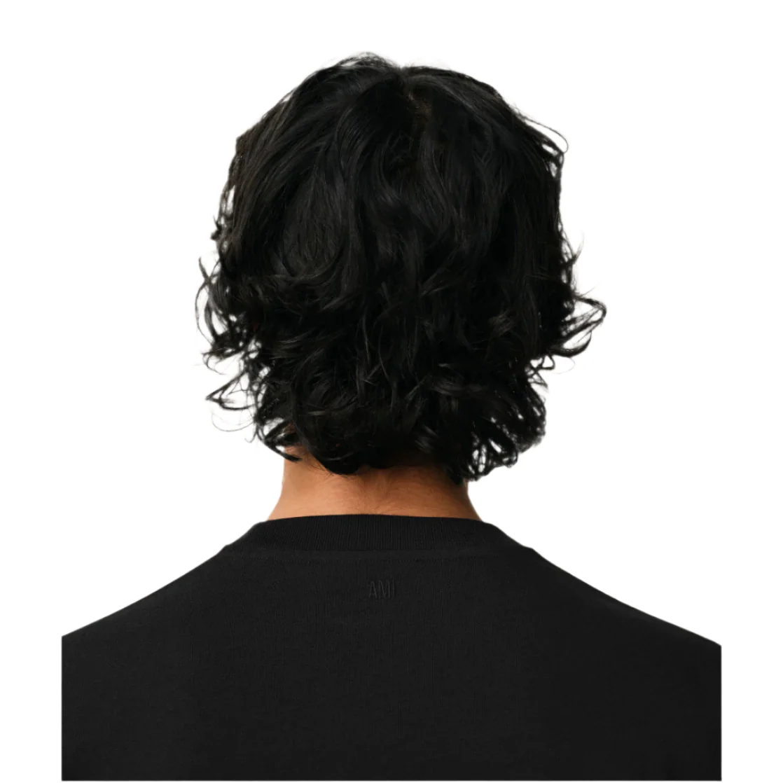 Ami Paris Ami De Coeur T-shirt Black/Black - Image 4