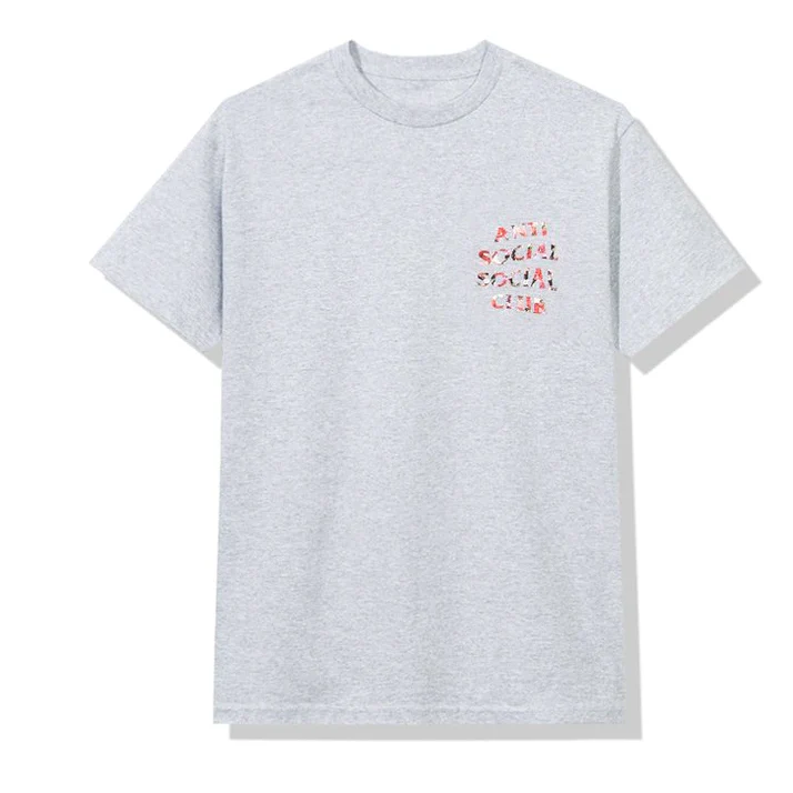 Anti Social Social Club Bed Tee Grey - Image 5