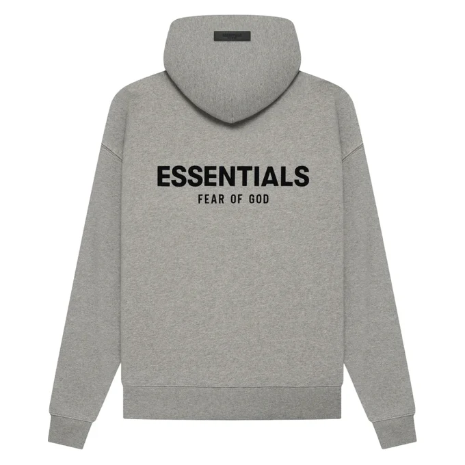 Fear of God Essentials Hoodie (SS22) Dark Oatmeal - Image 4
