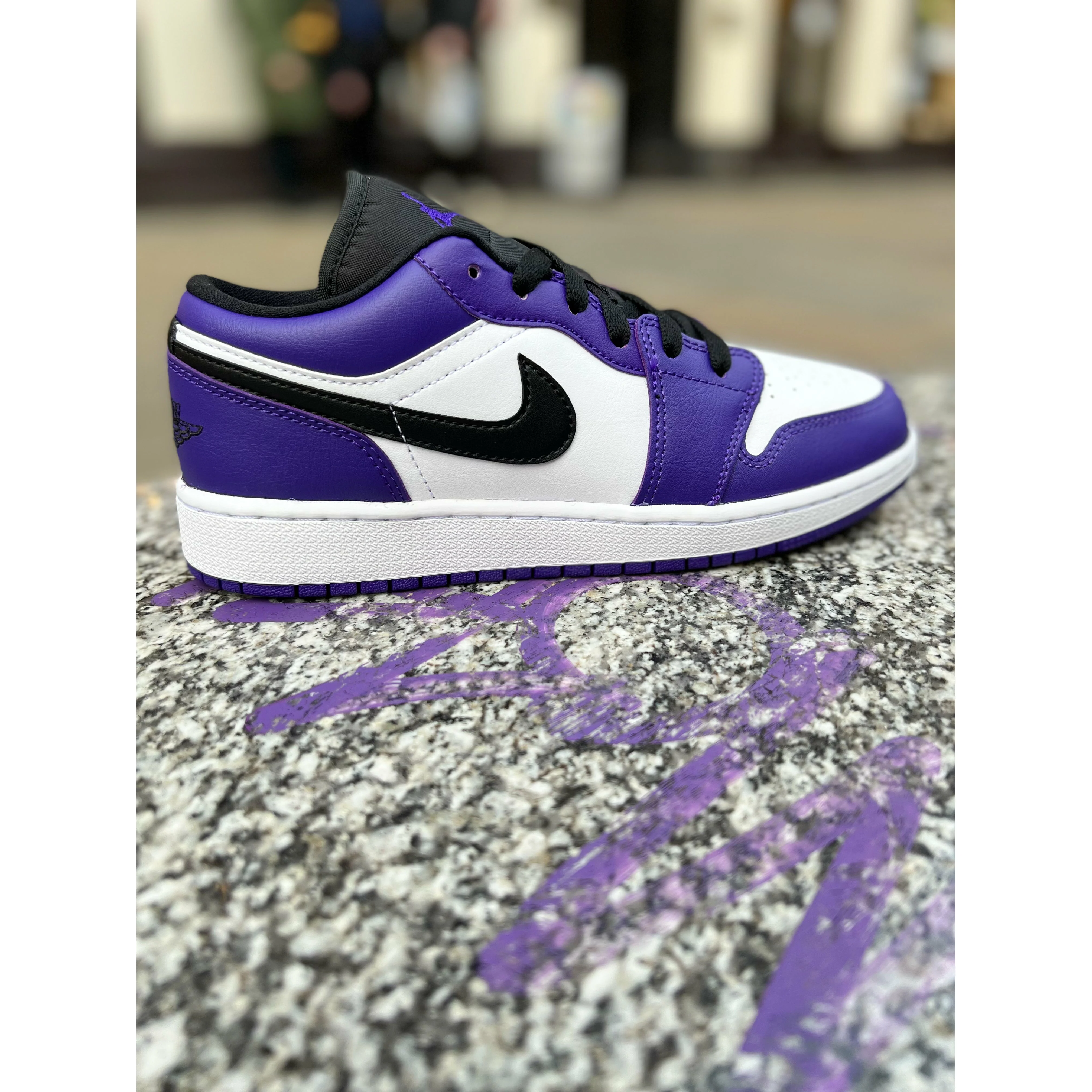 Jordan 1 Low Court Purple White - Image 5