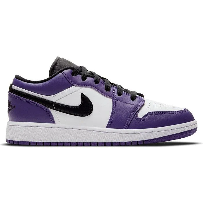 Jordan 1 Low Court Purple White - Image 6