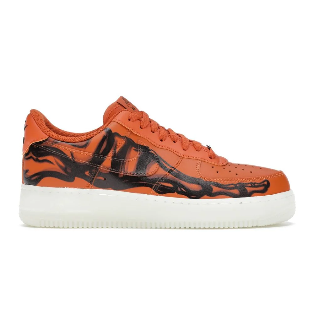 Nike Air Force 1 Low Orange Skeleton - Image 3