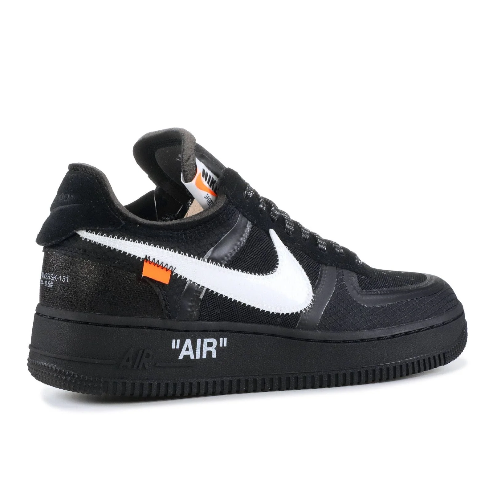 Nike Off White Air Force 1 Low Black - Image 4
